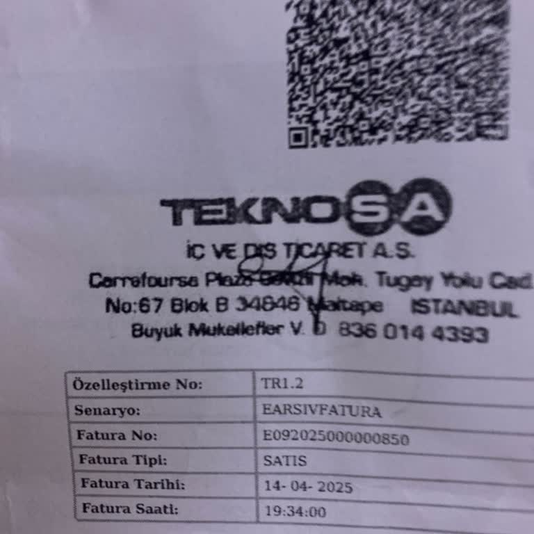 Teknosa'da Müşteri Hizmetleri Sorunu