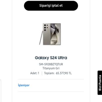 Samsung Shop'tan Sipariş Sorunu Ve Müşteri Hizmetleri İlgisizliği