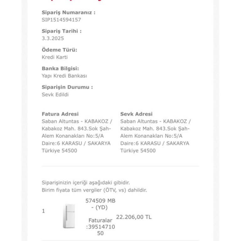 Arçelik'ten Beklenen Teslimat Krizi