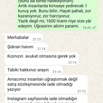İade Talebi Reddedilen Kalitesiz Ürünler Ve Bilgi Gizleme