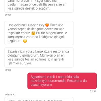 Yemeksepeti'nde Sipariş İptali Ve Ücret İadesi Sorunu