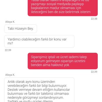 Yemeksepeti'nde Sipariş İptali Ve Ücret İadesi Sorunu