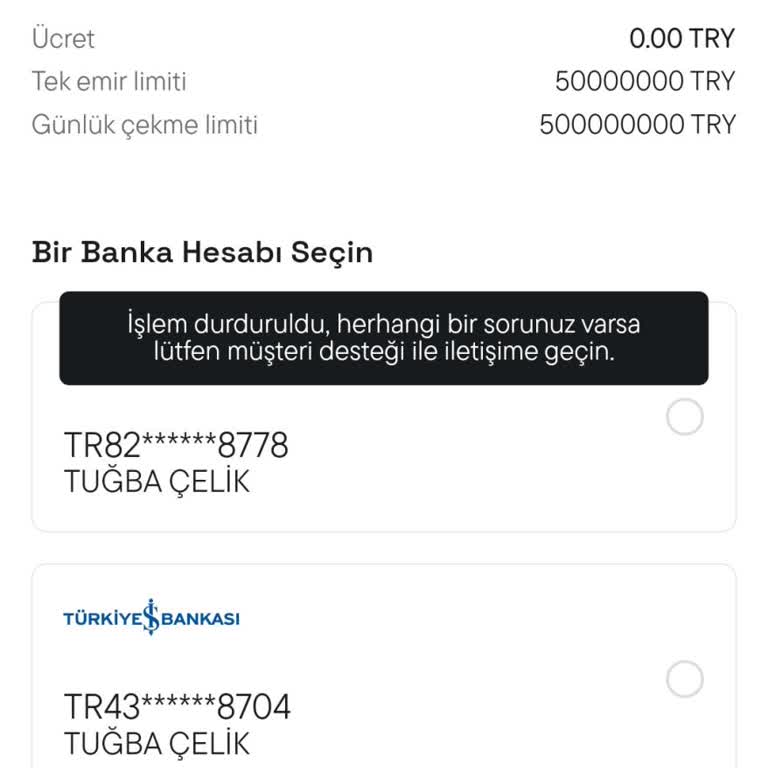 Enpara Hesabımdan Para Çekme Sorunu