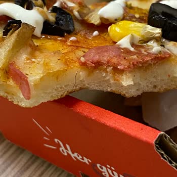Yemeksepeti Pizzadan Çıkan Kıl Şok Etti