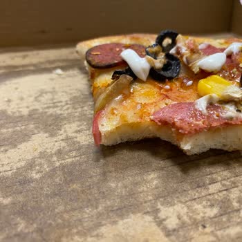Yemeksepeti Pizzadan Çıkan Kıl Şok Etti