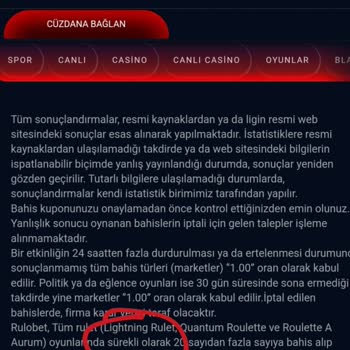 Rulobet Haksız Kazanç Silme Ve Kural Değişikliği