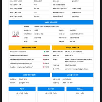 Yamanlar Oto Ekspertiz, Ekspertiz Raporları Arasındaki Tutarsızlık Mağduriyet Yaratıyor!