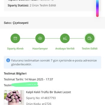Yanlış Ürün Gönderimi Ve Kötü İşleyiş