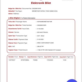 Yanlış Alınan Biletin İadesi Ve Değişimi Sorunu