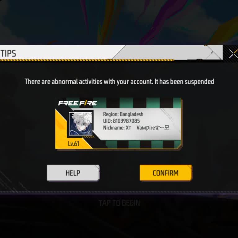 Garena, Please Unban My Free Fire ID