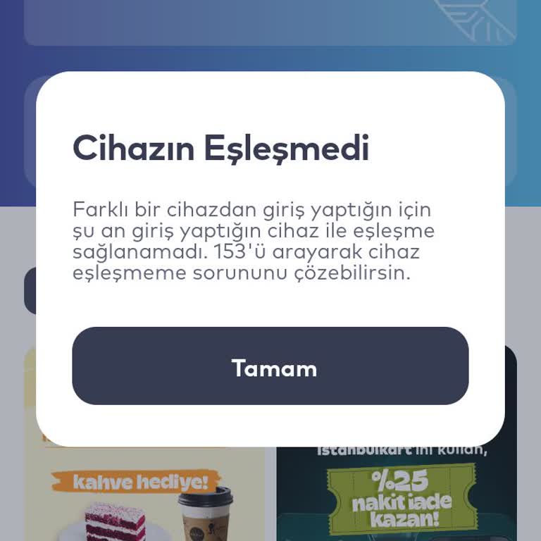 Cihaz Eşleşme Sorunu Nedeniyle Mağduriyet