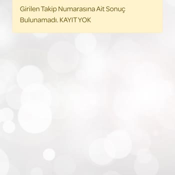 Yanlış Kargo Takip Numarasıyla Mağduriyet