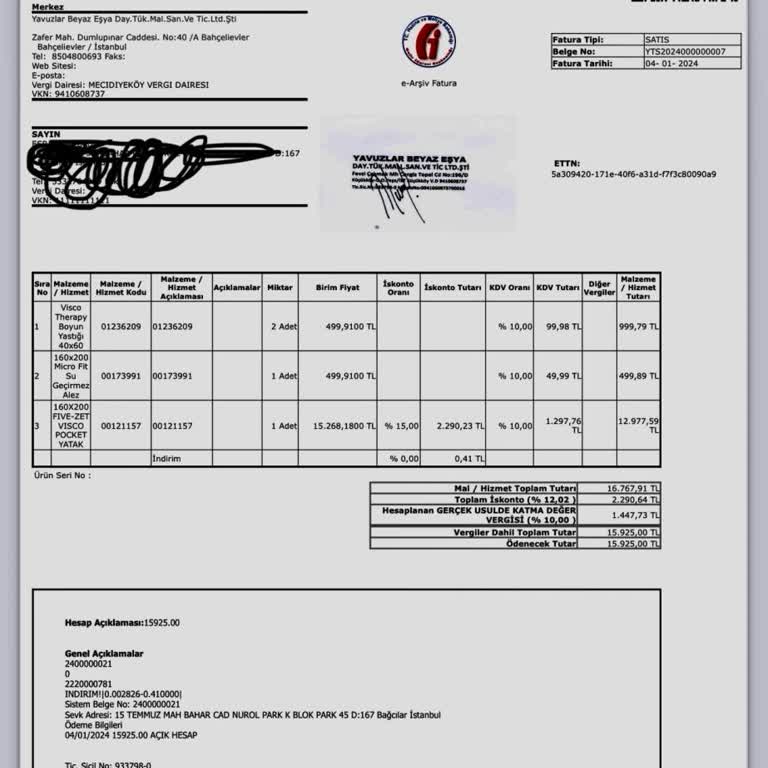 Yataş Yataklarının Kalitesizliği Ve Servis Sorunları