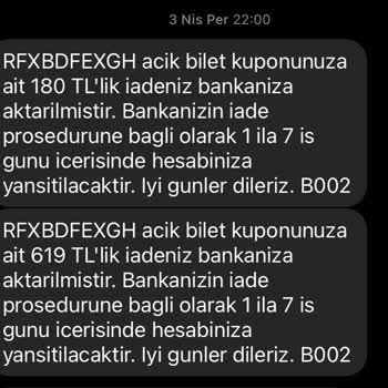 Bilet İadesi Sorunu Ve Eksik Geri Ödeme