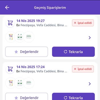 Sipariş İptali Ve Kurye Sorunu