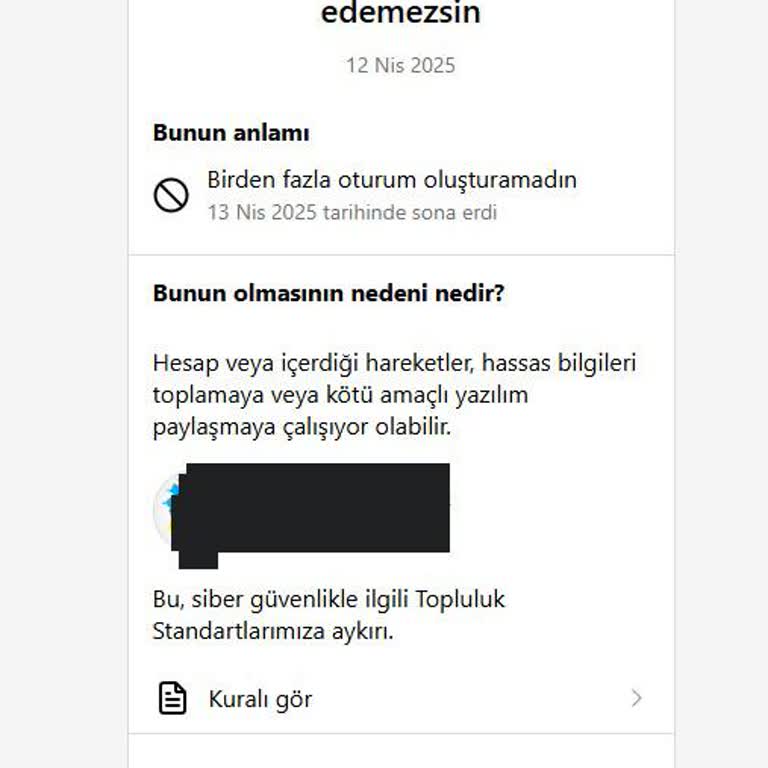 Instagram Hesap Kısıtlaması: Acil Çözüm Gerekiyor