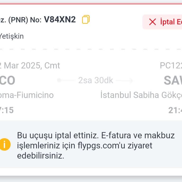 Pegasus İade Sürecinde Müşteri Mağduriyeti