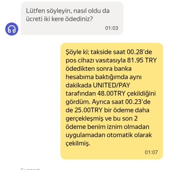 Yanlış Çekimlerle Çifte Ödeme Şoku: Ya*dex*GO'da Hatalı Ücretlendirme