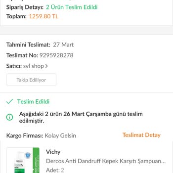 Yanlış Ürün Doldurulmuş Vichy Şampuan Mağduriyeti