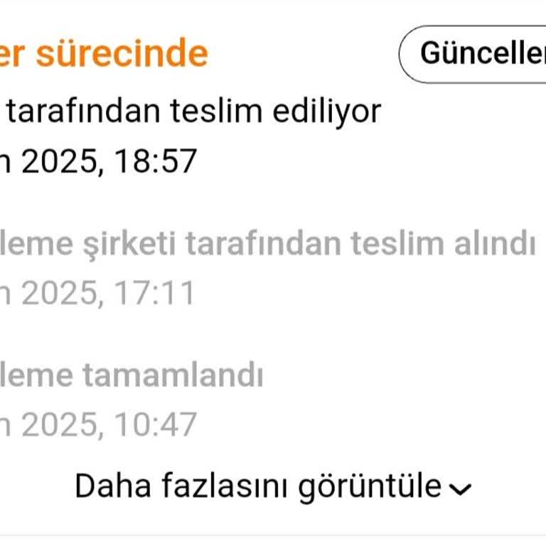 Sipariş Teslimatında Belirsizlik Ve İade Endişesi