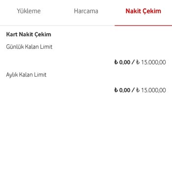 Vodafone Pay'de Para Çekme Ve Kullanım Sorunları