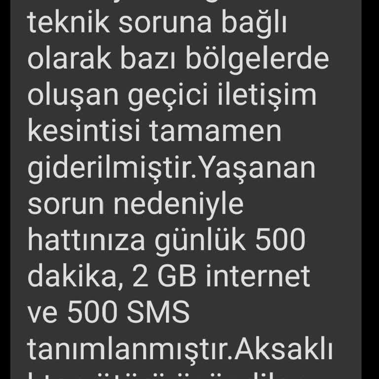 Turkcell'de Çekim Ve Fatura Sorunları