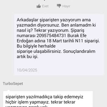 Eksik Ürün Ve İletişim Sorunlarıyla Baş Başa Kaldım