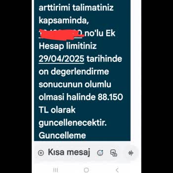 Zorunlu Limit Artışı Ve Hesap Kapatma Talebi