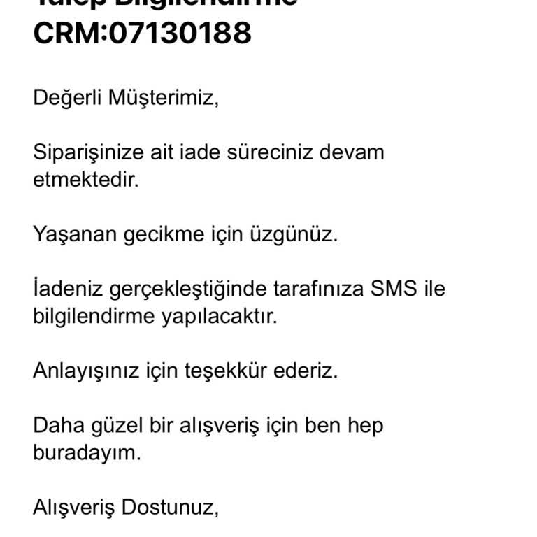 Boyner'de İade Sürecinde Yaşanan Sorunlar Ve Mağduriyet