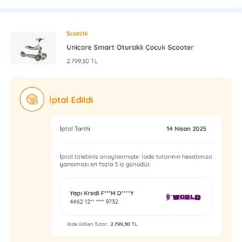 Sistem Tarafından Onaysız İptal Edilen Sipariş Mağduriyeti