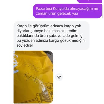 Yanlış Ve Özensiz Ürün Teslimatı: Kübra Bülbül Sayfası