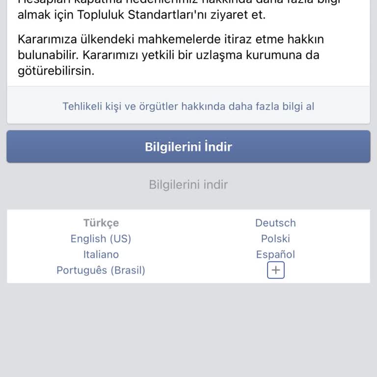 Facebook Hesabımın Haksız Kapatılması