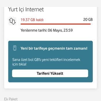 Hediye İnternet Kullanılamadı, Müşteri Hizmetleri İlgisiz