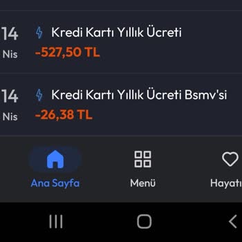 Yıllık Kart Aidatı Şoku