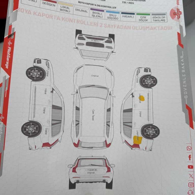 Atmo Otomotiv Chery 7 Pro'da Gizli Boya Sorunu