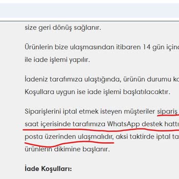 Baggyshop.store Çin Menşeli Ürün Ve İptal Sorunu