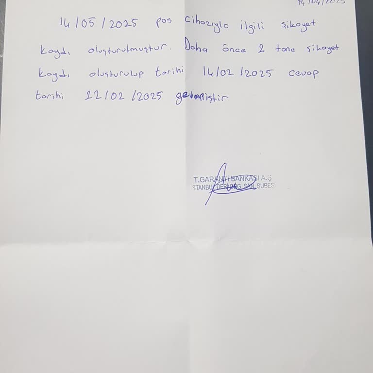 Eksik Para İadesi Ve İletişim Sorunları