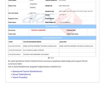 Aras Kargo'nun Teslimat Sorunları Ve Yanıltıcı Bilgilendirmeler