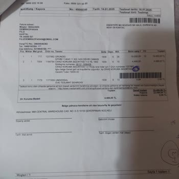 Sigorta Yaptırdığım Media Markt Çamaşır Makinesi Sorunu