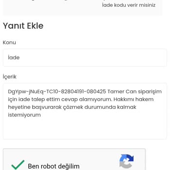 Çiçekflix İade Taleplerine Cevap Vermiyor