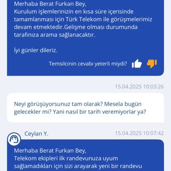 TurkNet Kurulum Sürecinde Yaşanan Gecikme Ve İletişim Sorunları