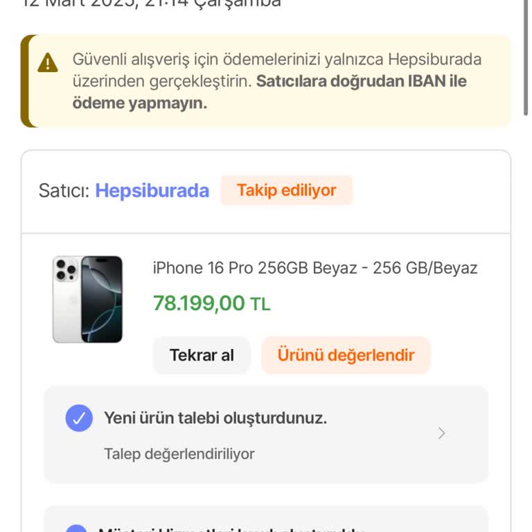 Hepsiburada'dan Aldığım İphone 16 Pro'nun Batarya Sorunu Ve Geciken Değişim Süreci