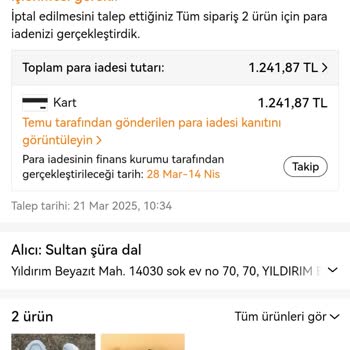 Temu'da İade Sürecinde Yaşanan Hayal Kırıklığı