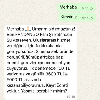 Beklenmedik Mesaj Ve Güvenlik Endişesi