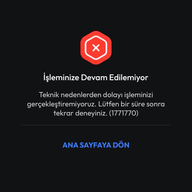 EFT İşlemi Teknik Sorun Nedeniyle Gerçekleşmiyor