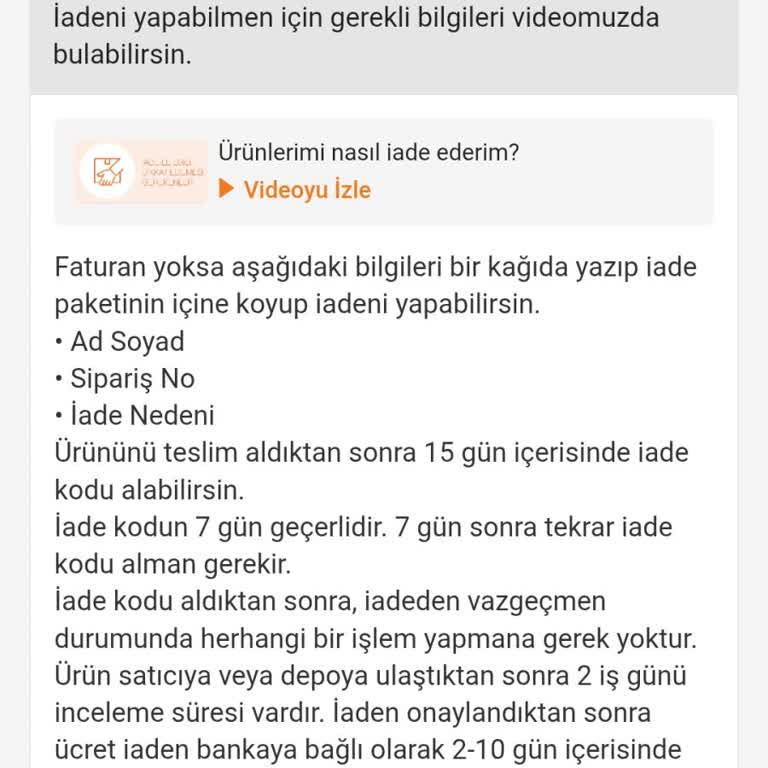 Trendyol'dan Satın Aldığım Laptopun İadesinde Sorun Yaşıyorum