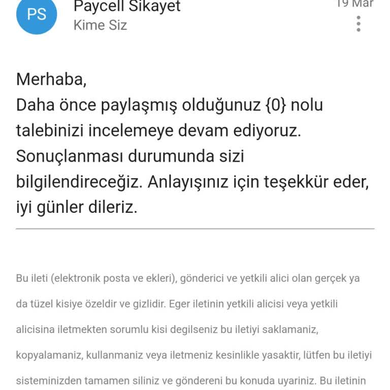 Paycell Uygulamasına Giriş Sorunu Ve Yanlış Müşteri Bilgisi