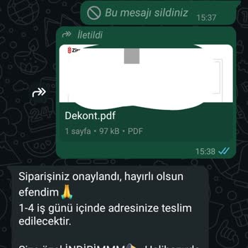 Sipariş Verildi, Ne Ürün Var Ne İade