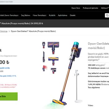 Dyson Siparişimde Renk Uyumsuzluğu Ve Yetersiz Müşteri Hizmetleri