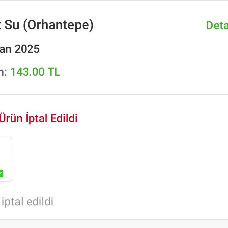 Trendyol Üzerinden Sipariş Edilen Su Teslim Edilmiyor
